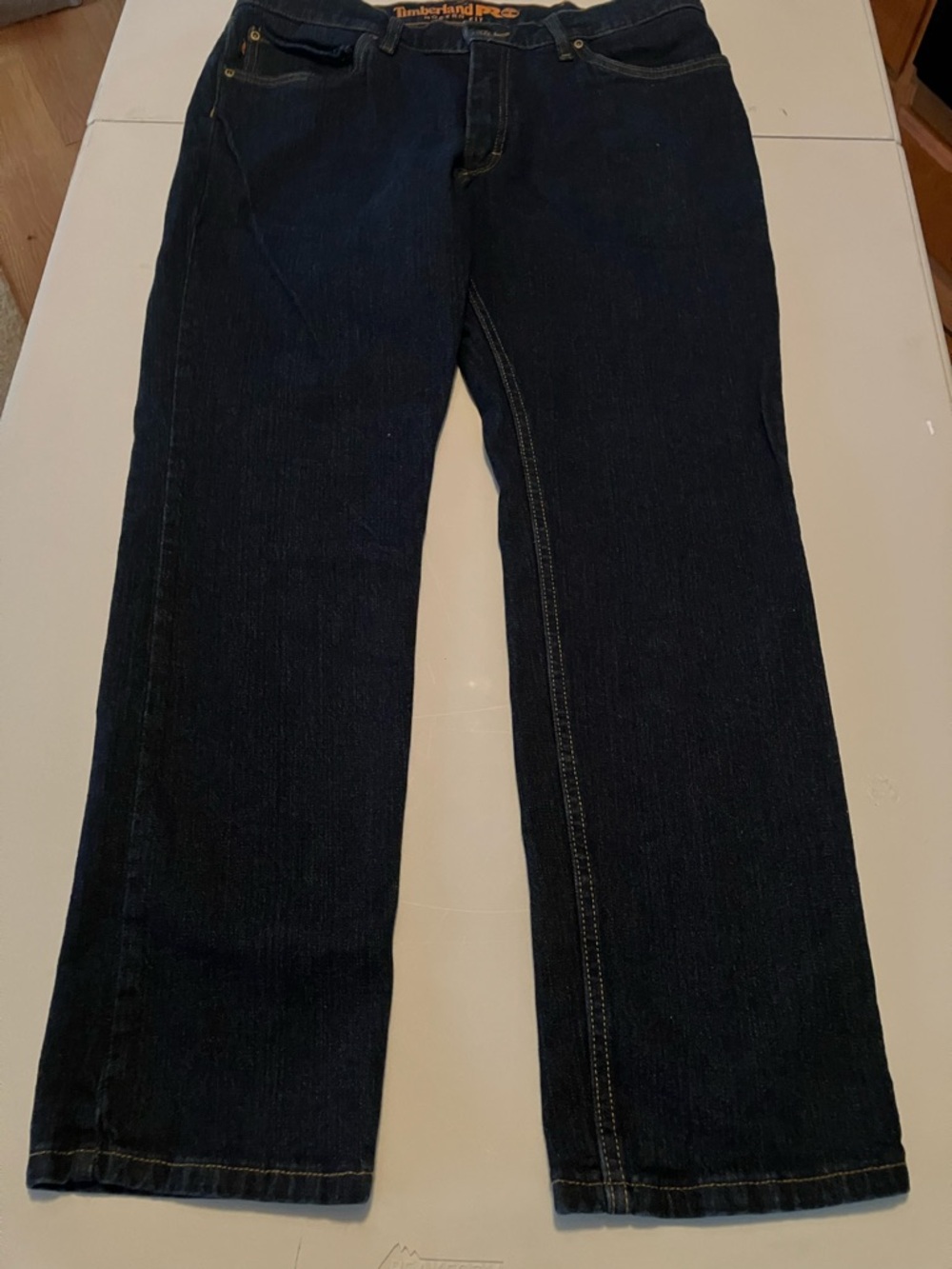Timberland PRO Men's Dark Indigo Straight Jeans 36/30